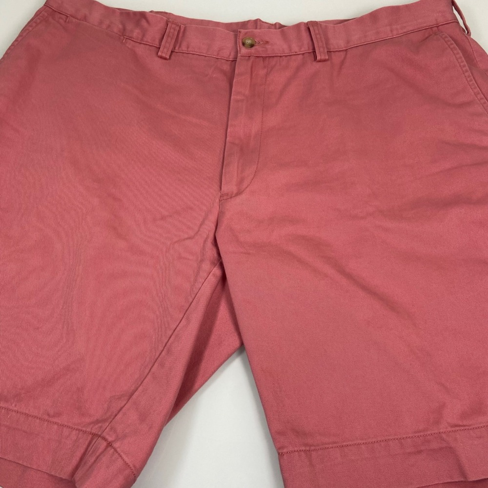 Polo Ralph Lauren Mens 38 Pink Chino Shorts Cotton Classic Fit 9 Inseam Preppy